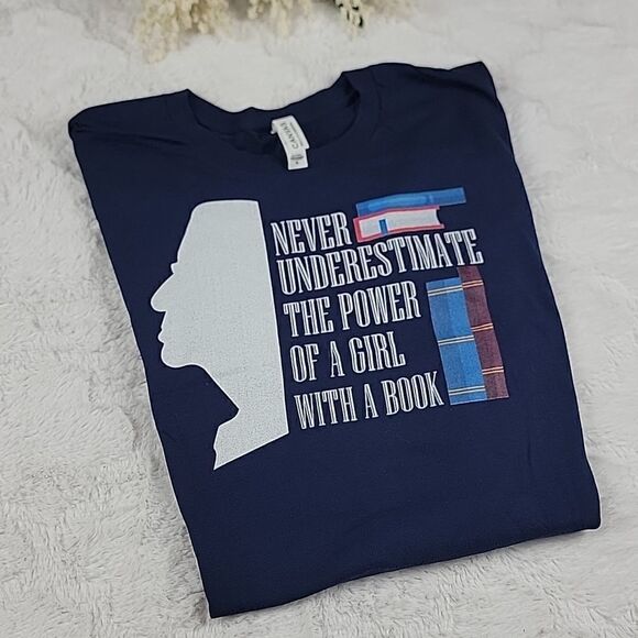 ‎Book Worm Novelty Tee Shirt[SIZE XL] - Picture 1 of 5